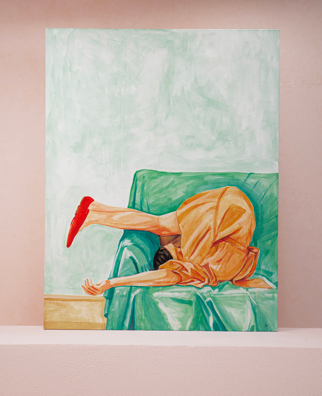 FELL ASLEEP STRETCHING